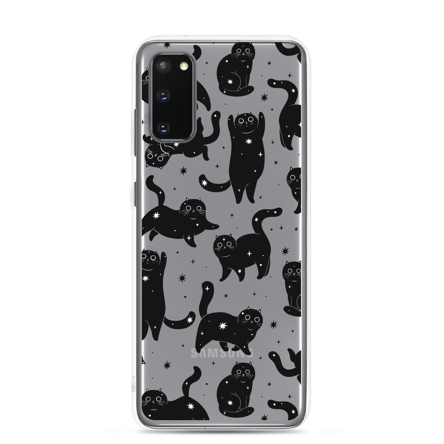 Star Cats Clear Samsung Case