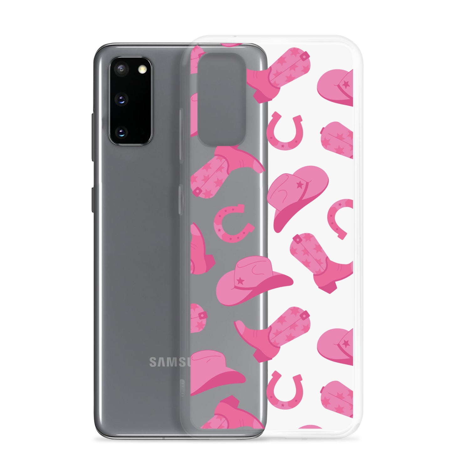 Pink Rodeo Clear Samsung Case