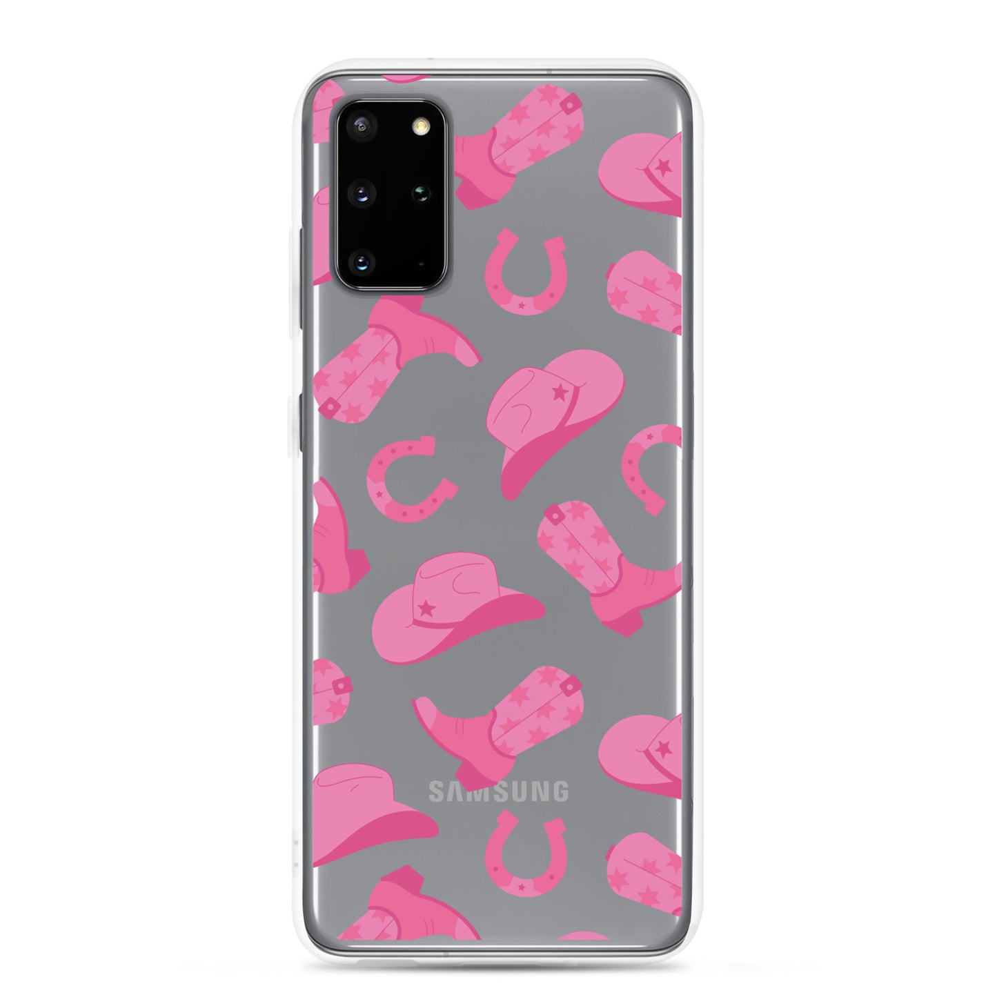 Pink Rodeo Clear Samsung Case