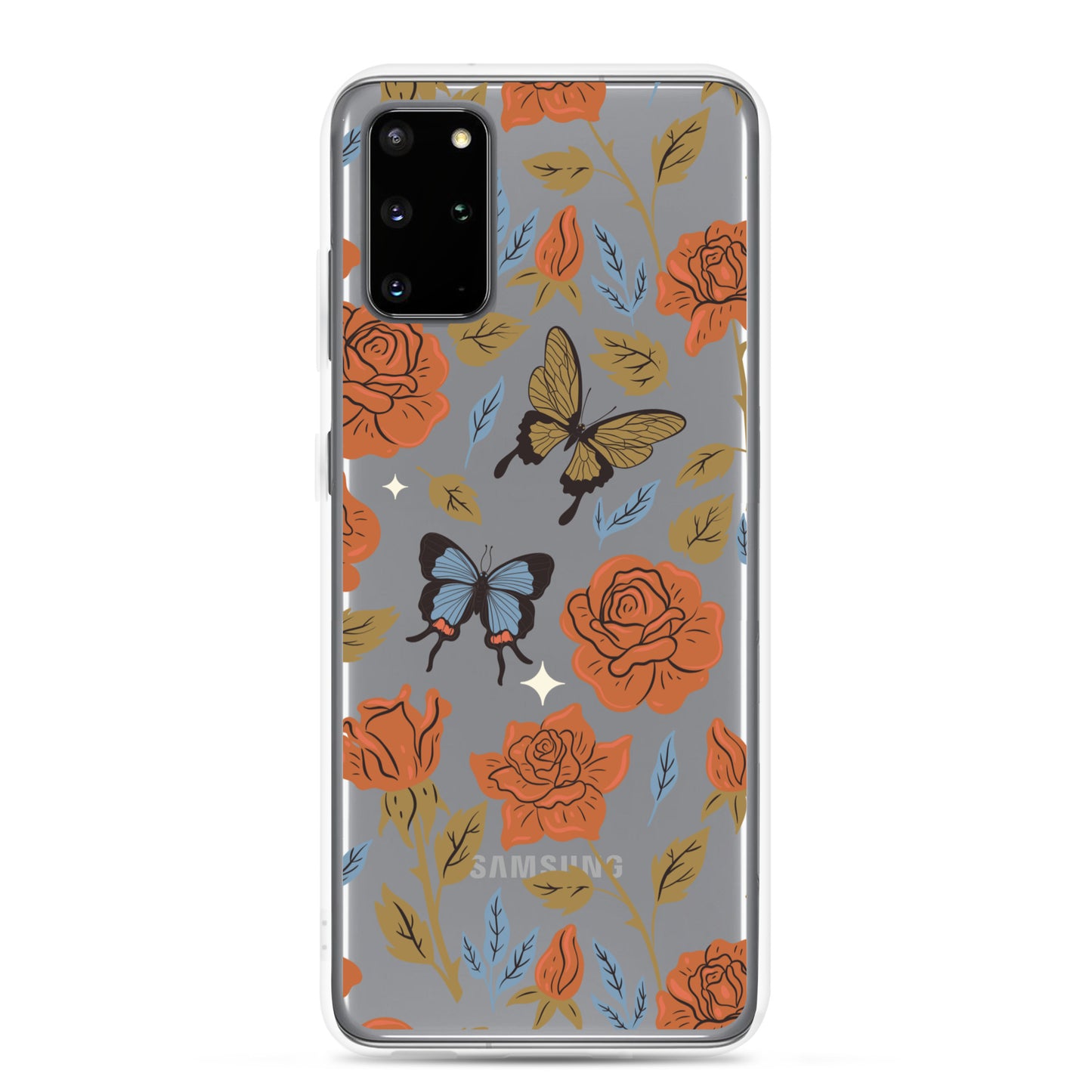 Butterfly Spices Clear Samsung Case