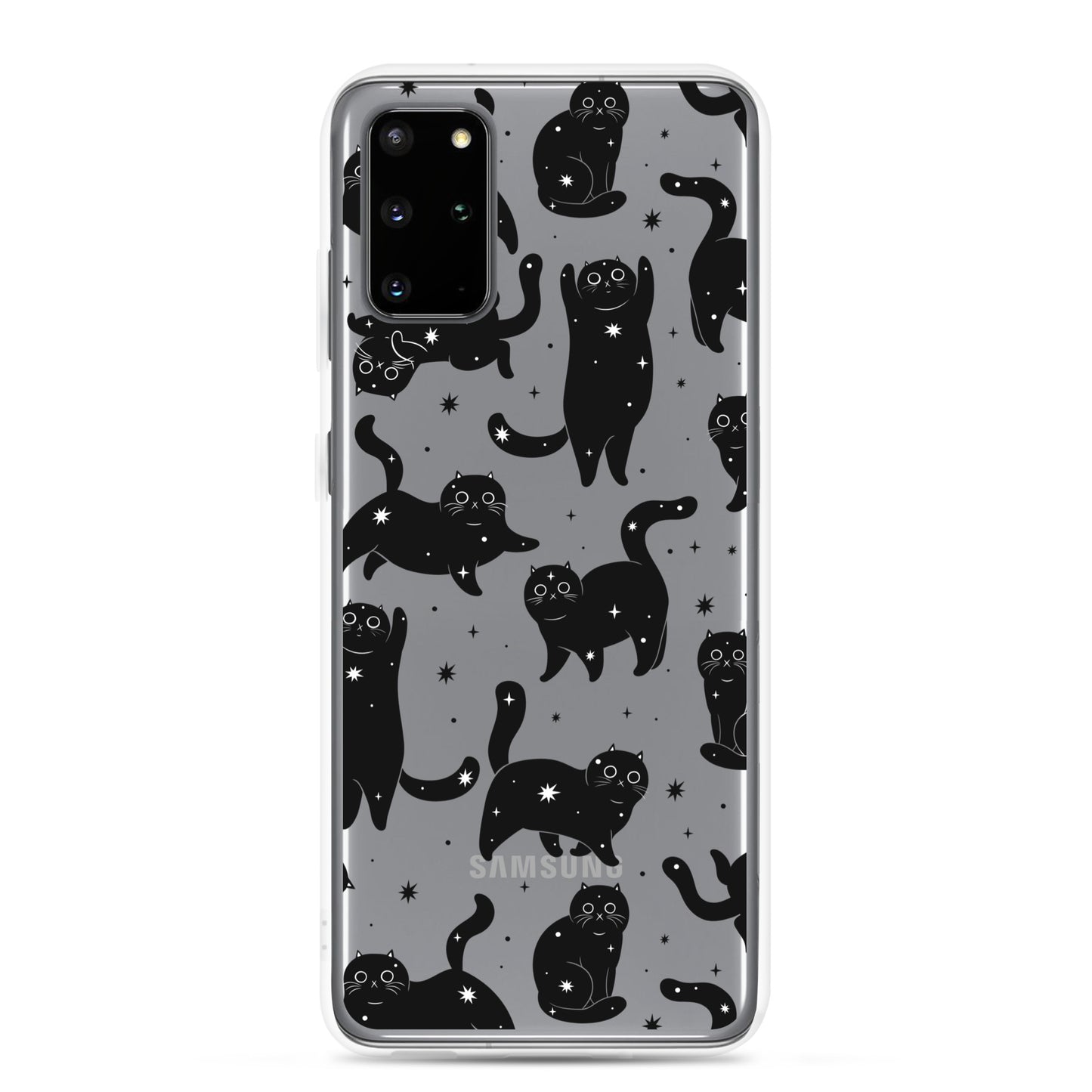 Star Cats Clear Samsung Case