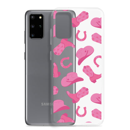 Pink Rodeo Clear Samsung Case