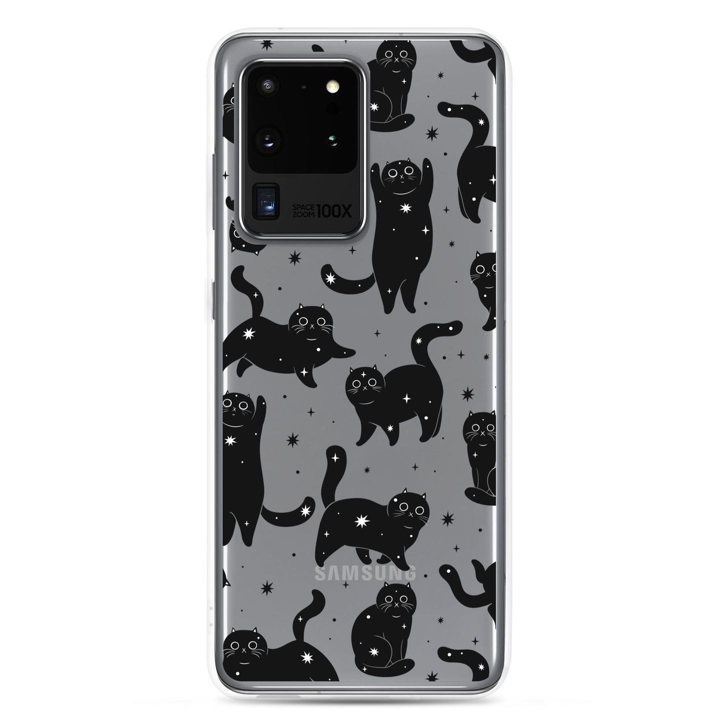 Star Cats Clear Samsung Case