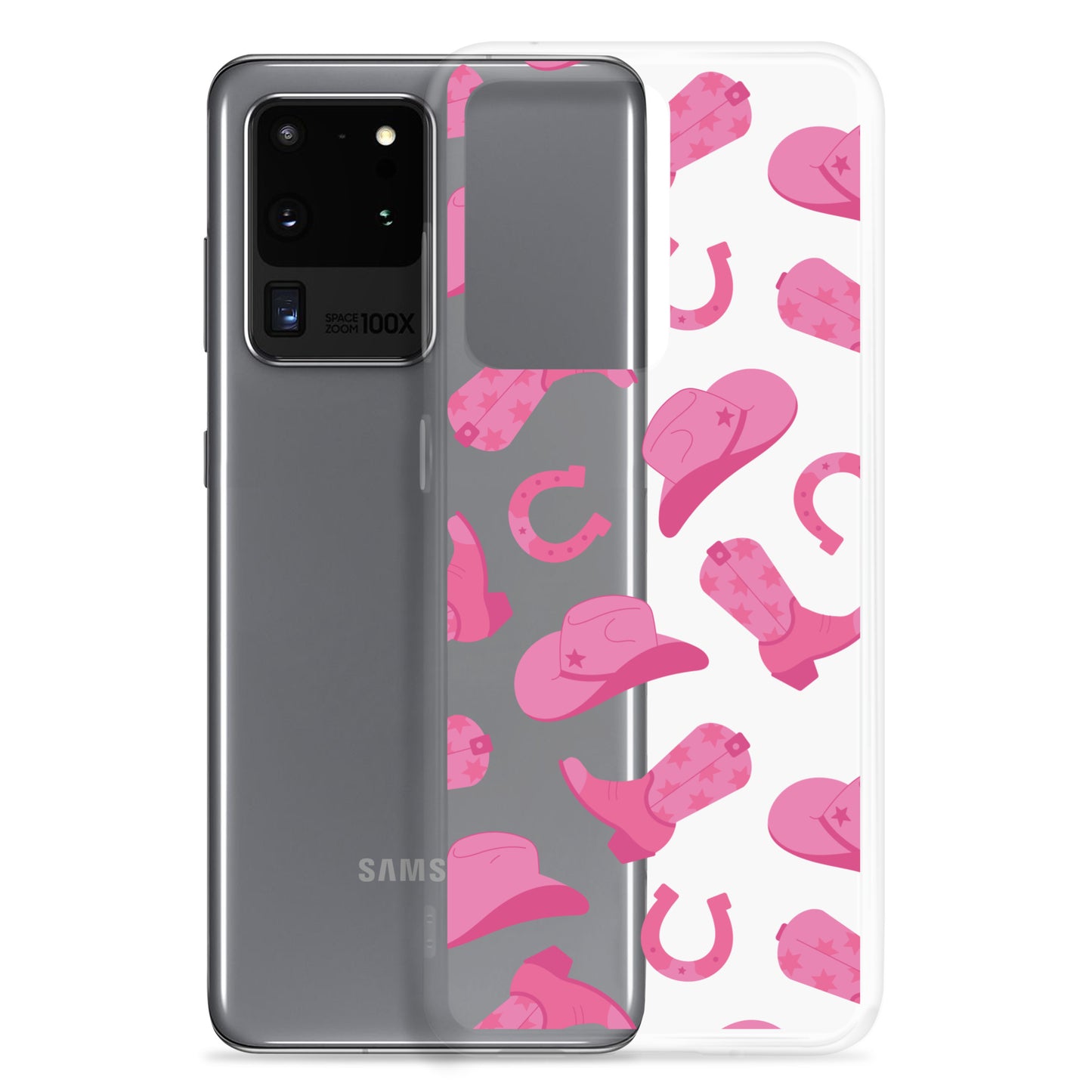 Pink Rodeo Clear Samsung Case