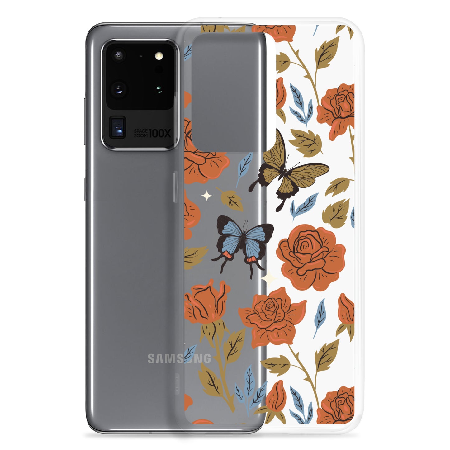 Butterfly Spices Clear Samsung Case