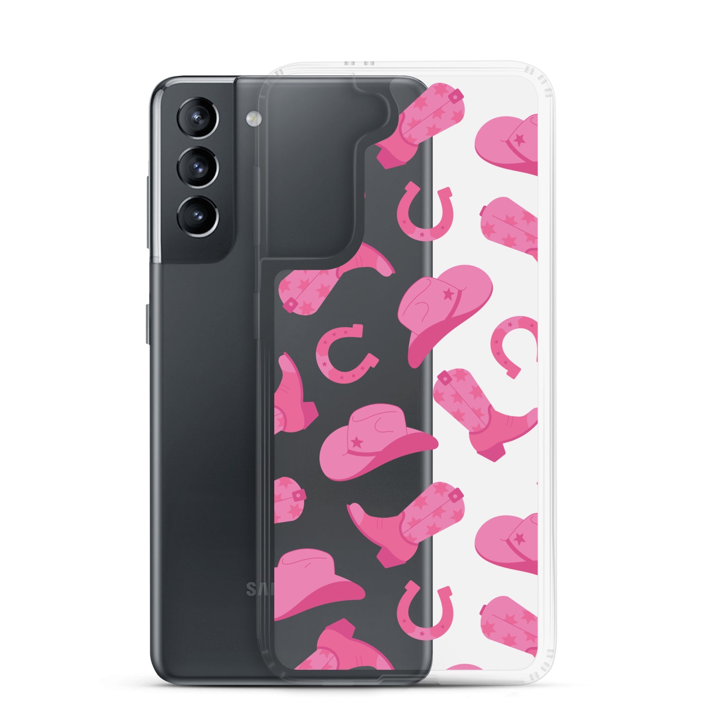 Pink Rodeo Clear Samsung Case