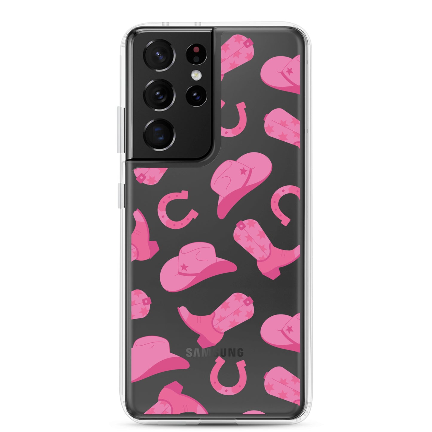 Pink Rodeo Clear Samsung Case