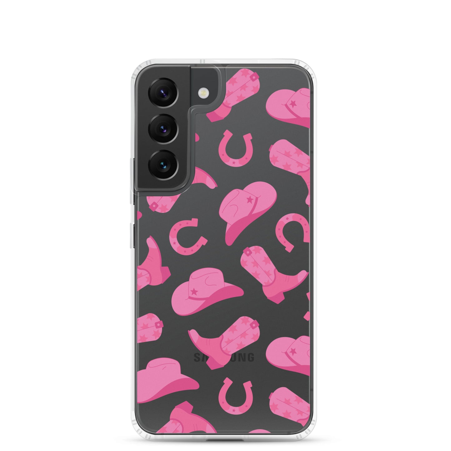 Pink Rodeo Clear Samsung Case