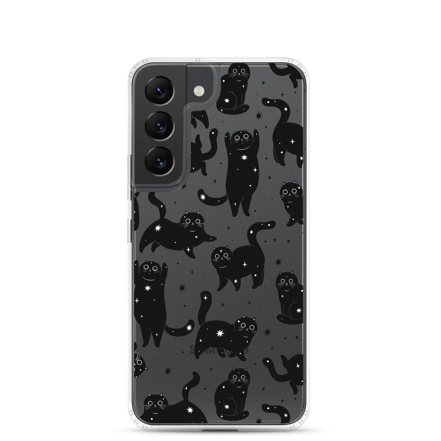 Star Cats Clear Samsung Case