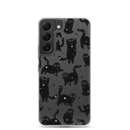 Star Cats Clear Samsung Case