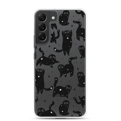 Star Cats Clear Samsung Case