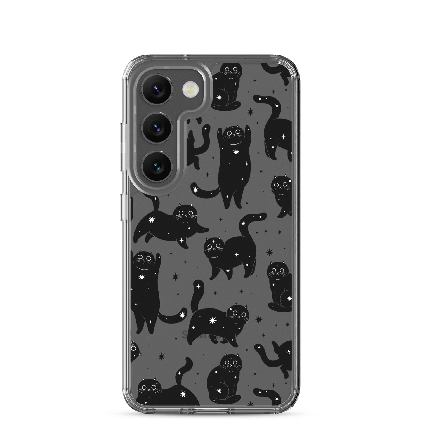 Star Cats Clear Samsung Case