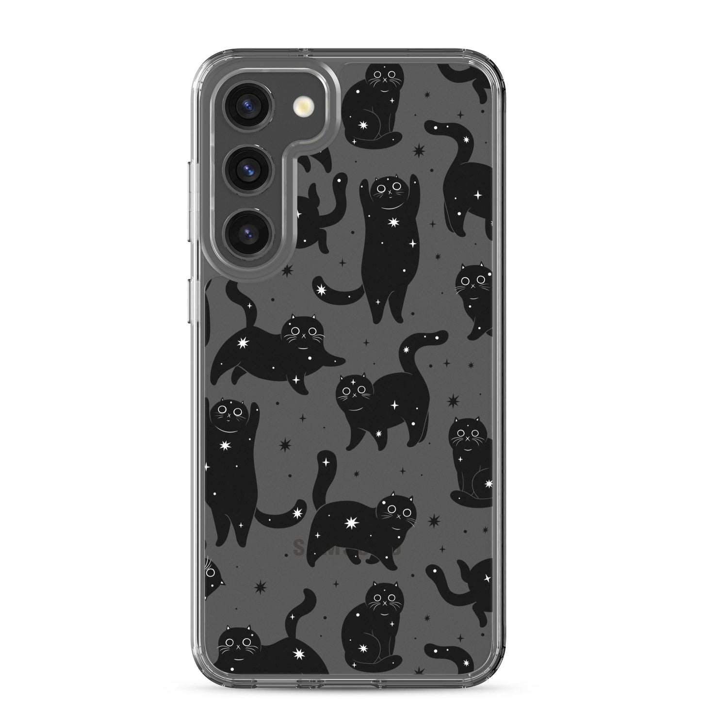 Star Cats Clear Samsung Case