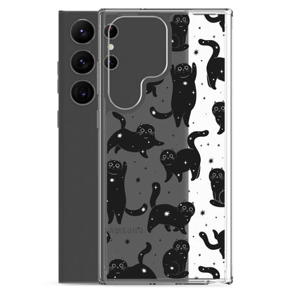 Star Cats Clear Samsung Case