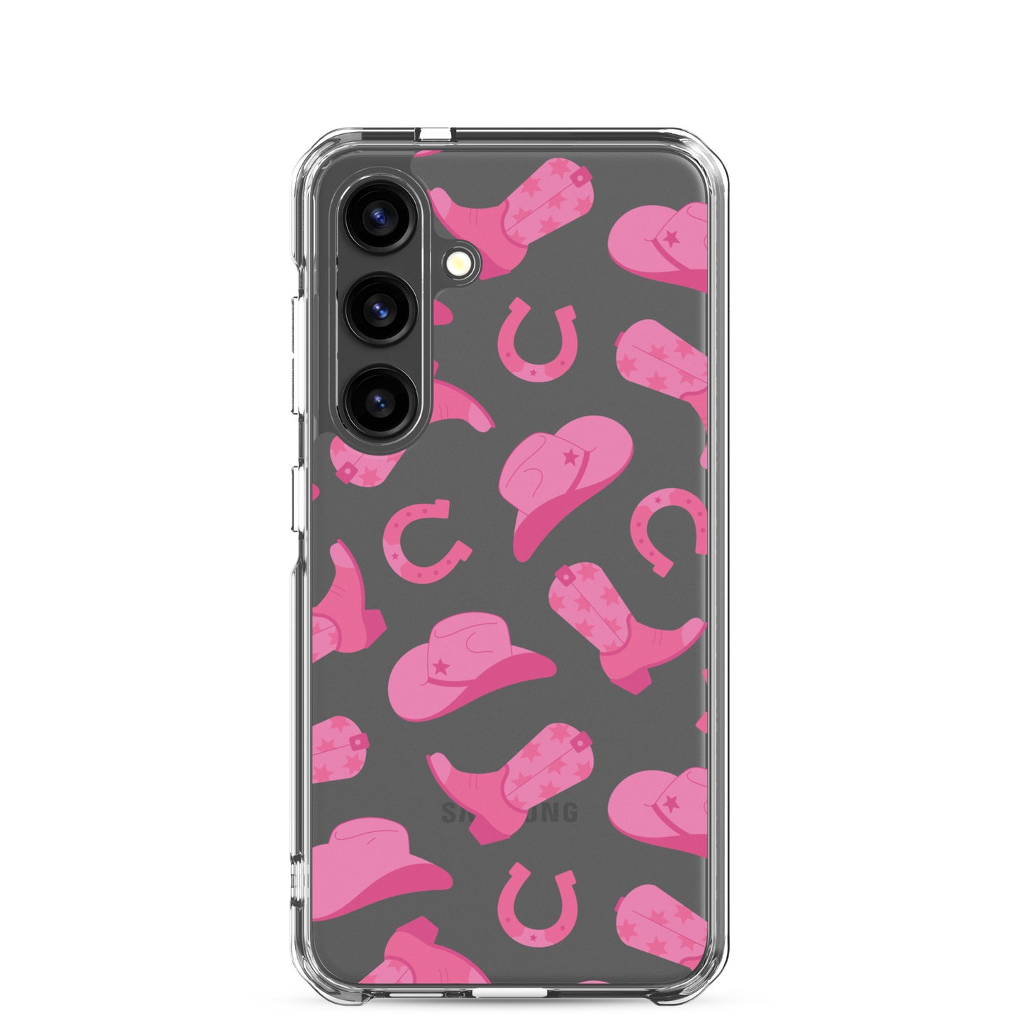 Pink Rodeo Clear Samsung Case