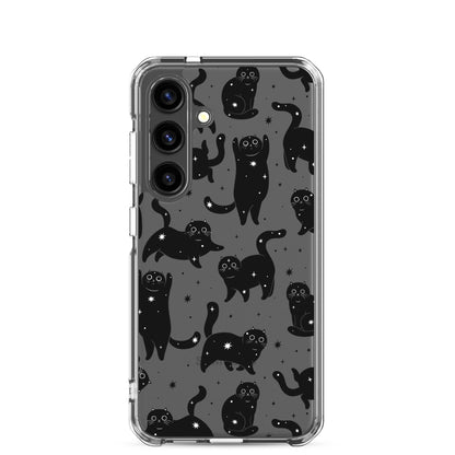 Star Cats Clear Samsung Case