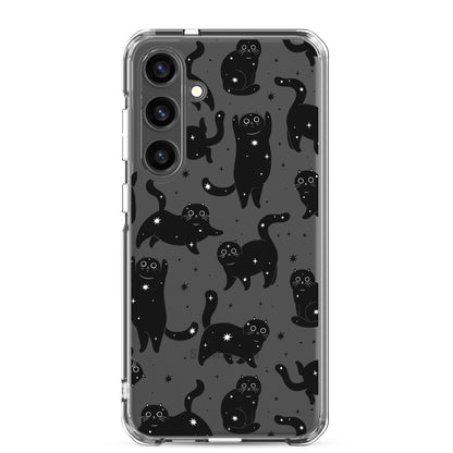 Star Cats Clear Samsung Case