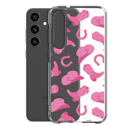 Pink Rodeo Clear Samsung Case