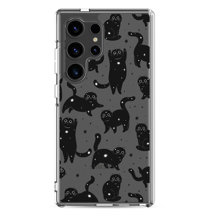 Star Cats Clear Samsung Case