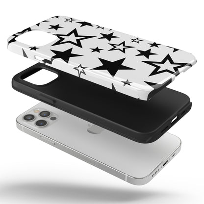 Mono Y2K Stars iPhone Case