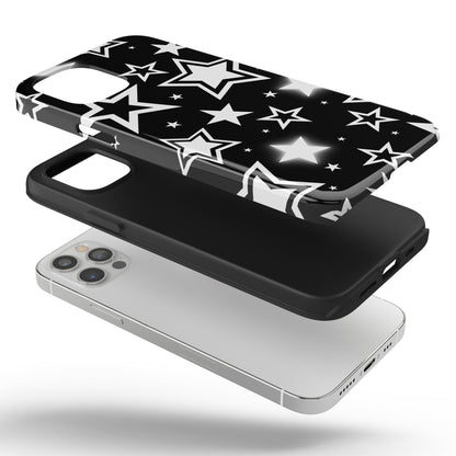 Black Stardust iPhone Case