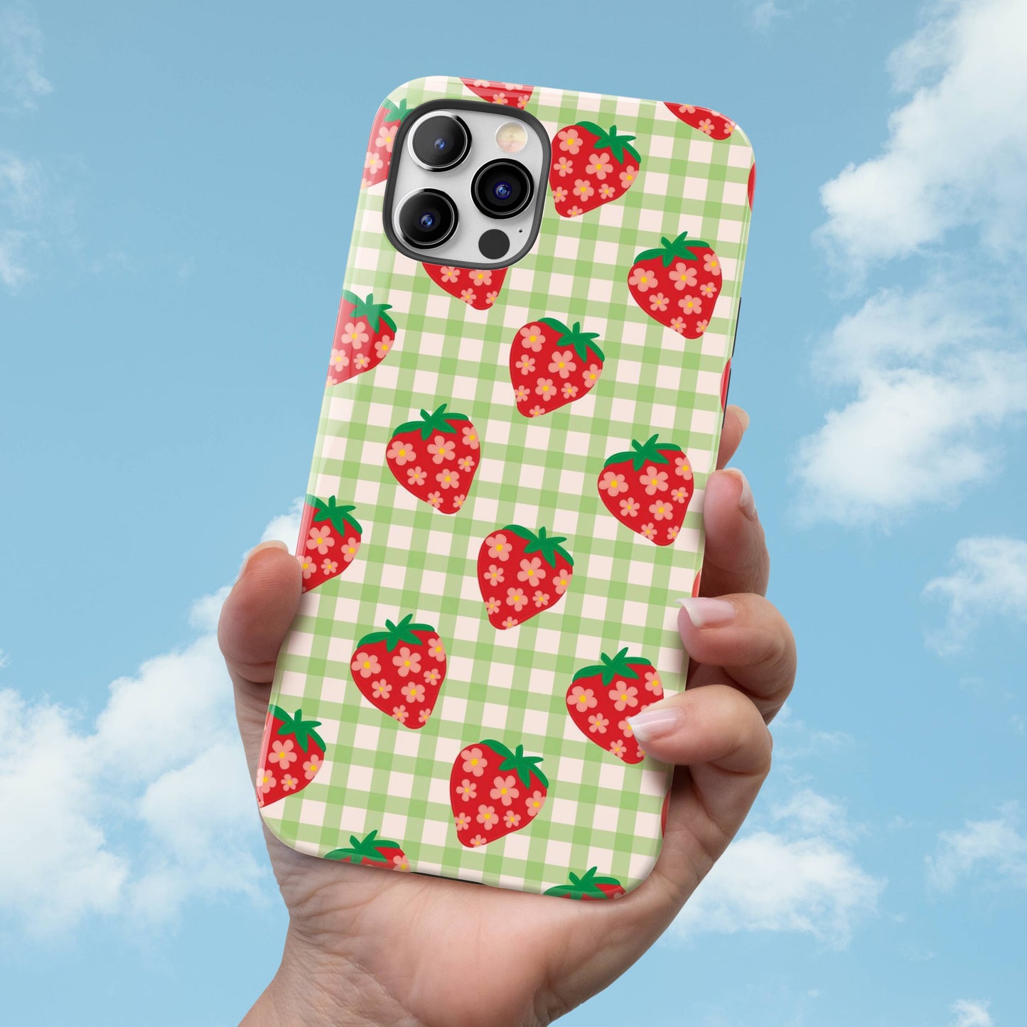 Strawberry Picnic iPhone Case