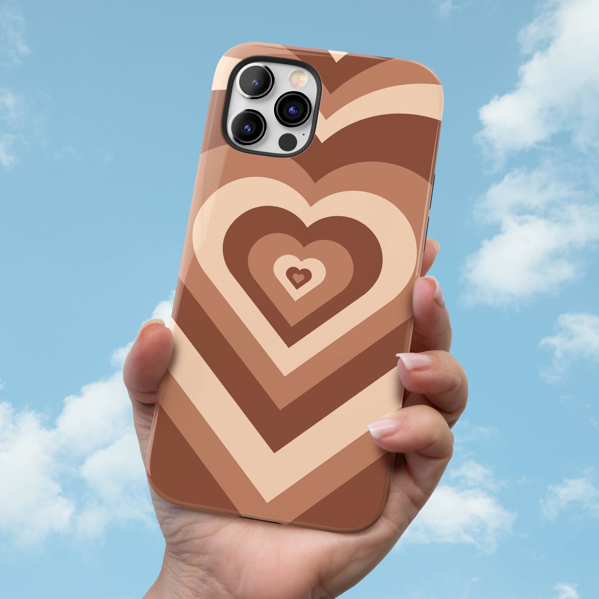 Choco Hearts iPhone Case