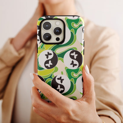 Yin Yang Butterfly iPhone Case