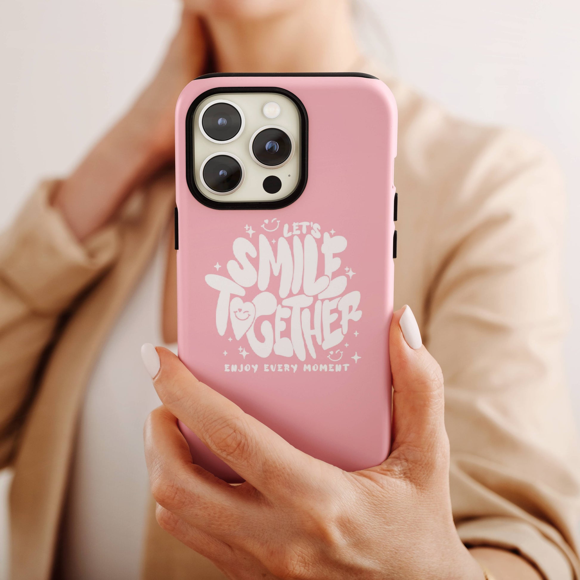 Smile Together iPhone Case