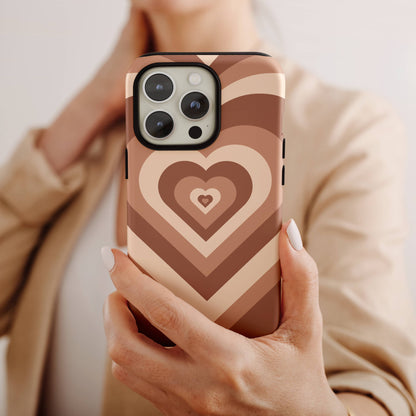 Choco Hearts iPhone Case