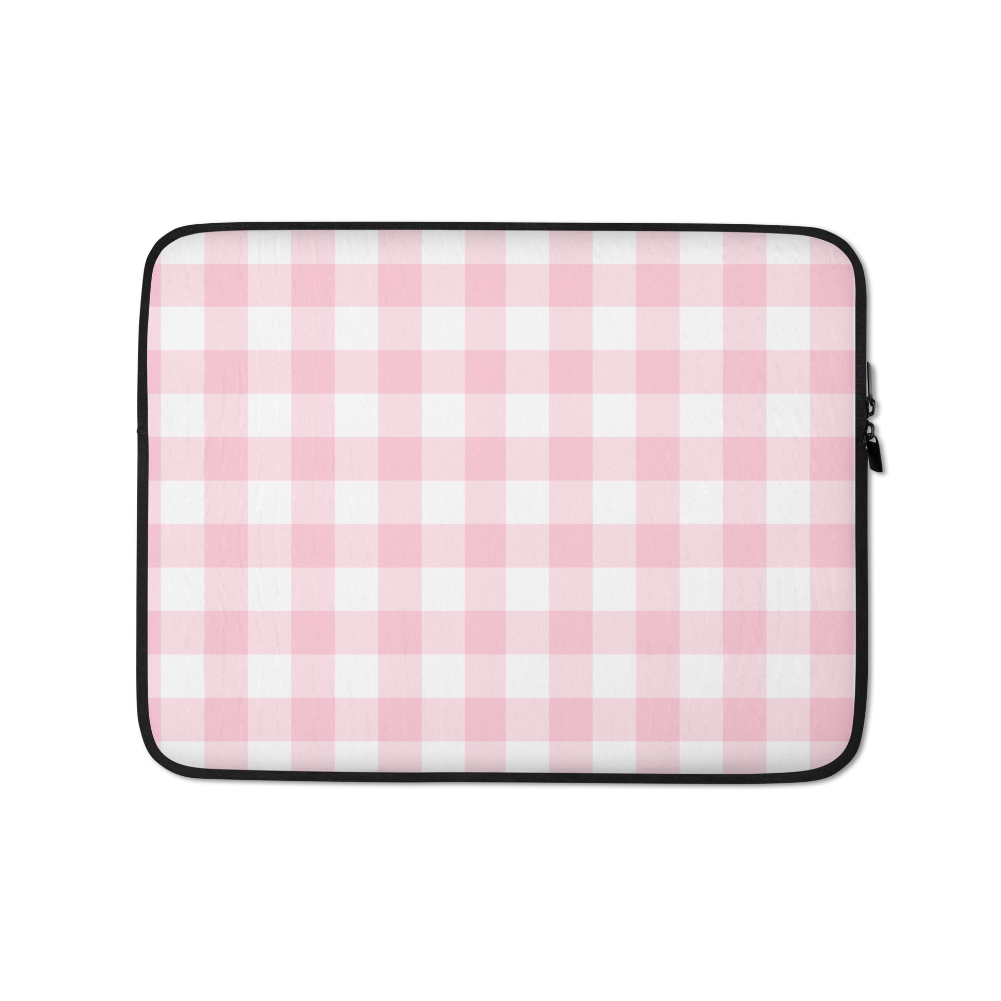 Pink Gingham Macbook Sleeve 13″