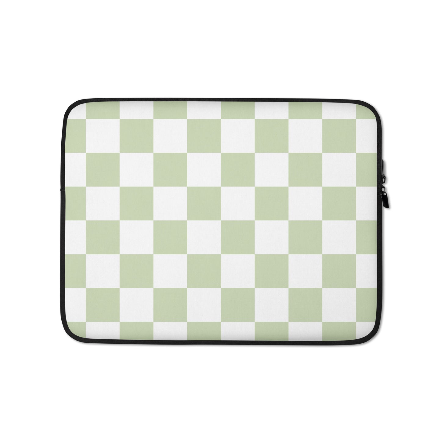 Pastel Green Checkered Macbook Sleeve 13″