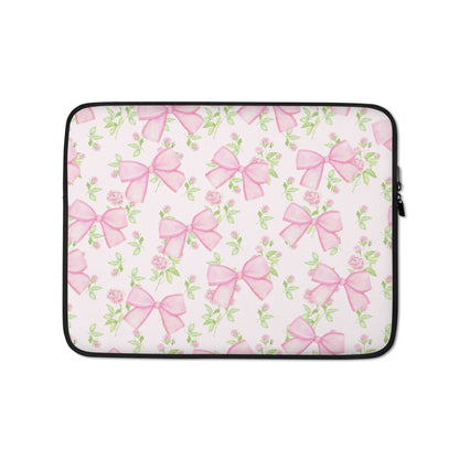 Bows & Roses Garden Macbook Sleeve