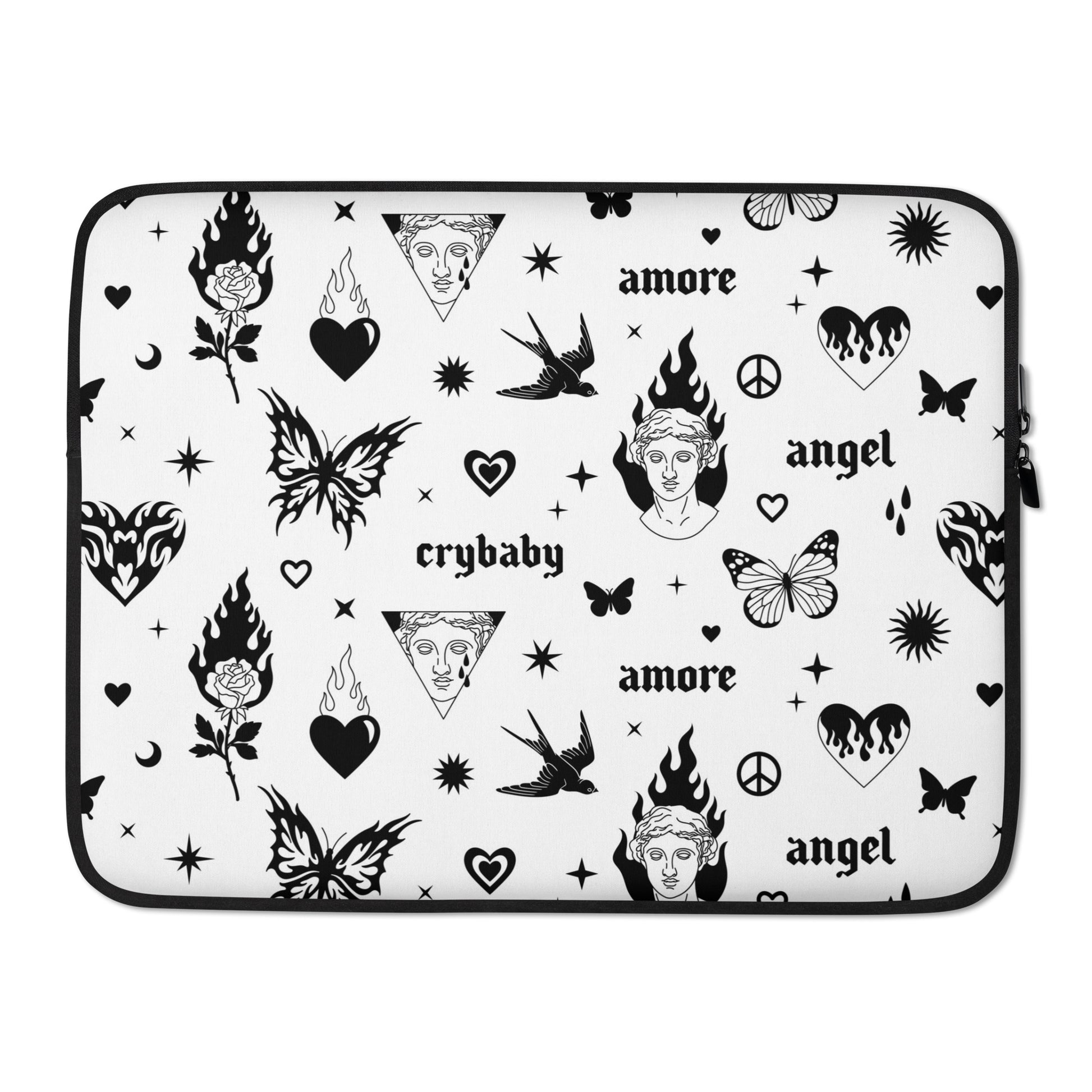 Y2K Angel Heart Macbook Sleeve 15″