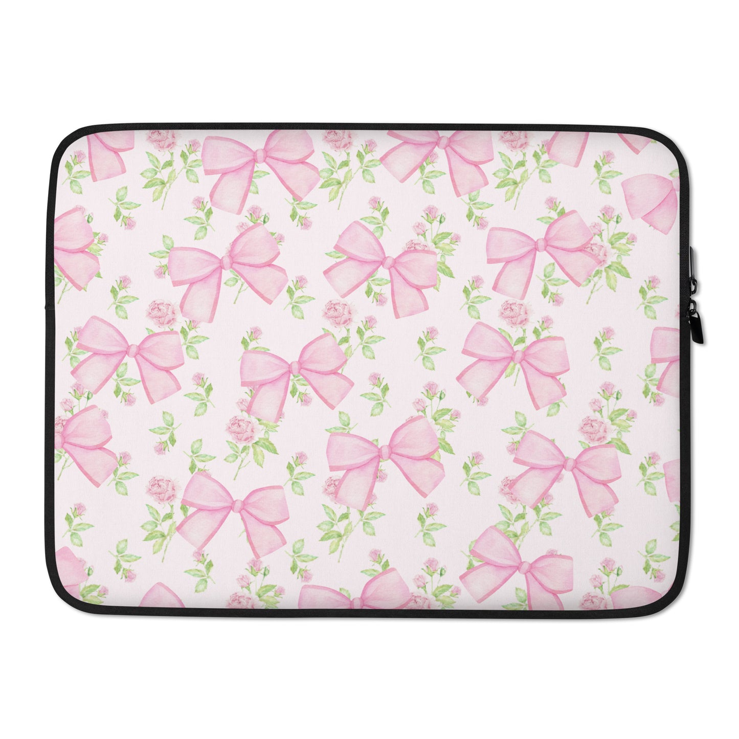 Bows & Roses Garden Macbook Sleeve