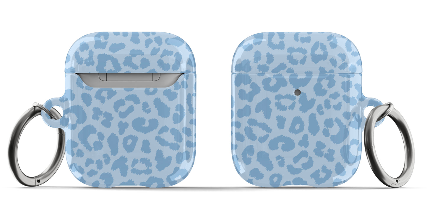 Blue Leopard AirPods Case