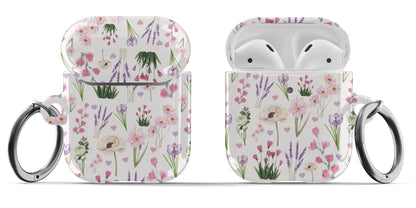 Purple Garden AirPods Case