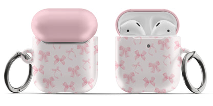 Pink Coquette Bows AirPods Case