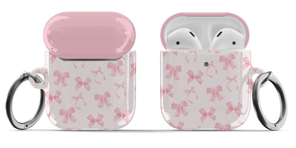 Pink Coquette Bows AirPods Case