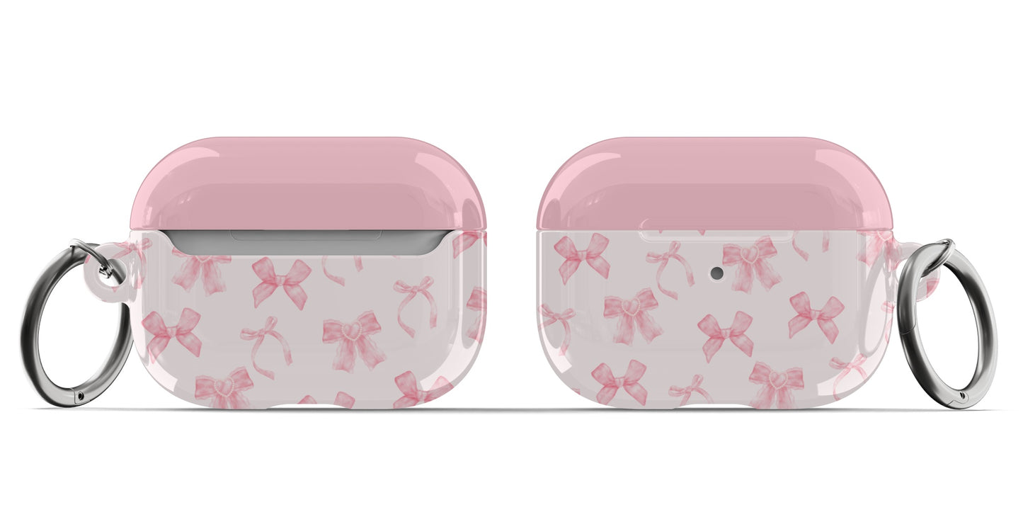 Pink Coquette Bows AirPods Case