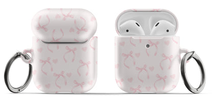 Pink Ribbon Bows AirPods Case