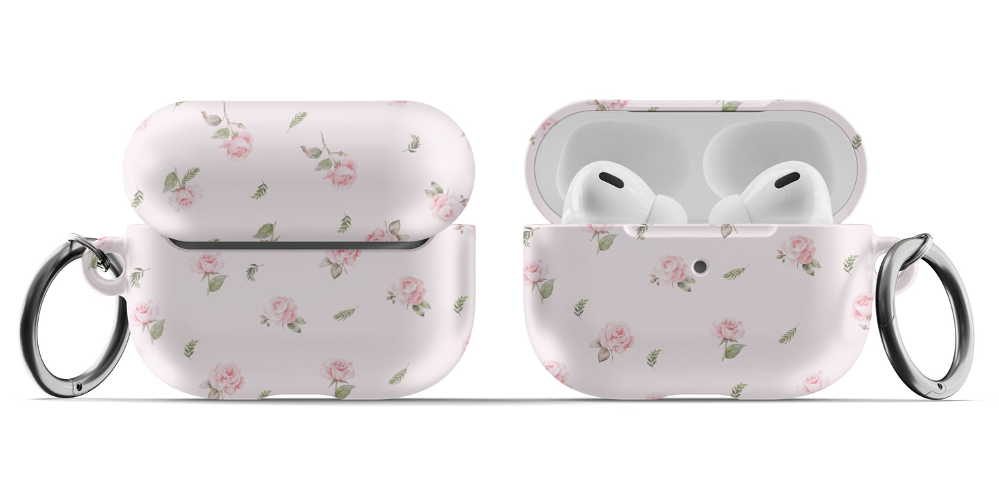 Pink Coquette Roses AirPods Case