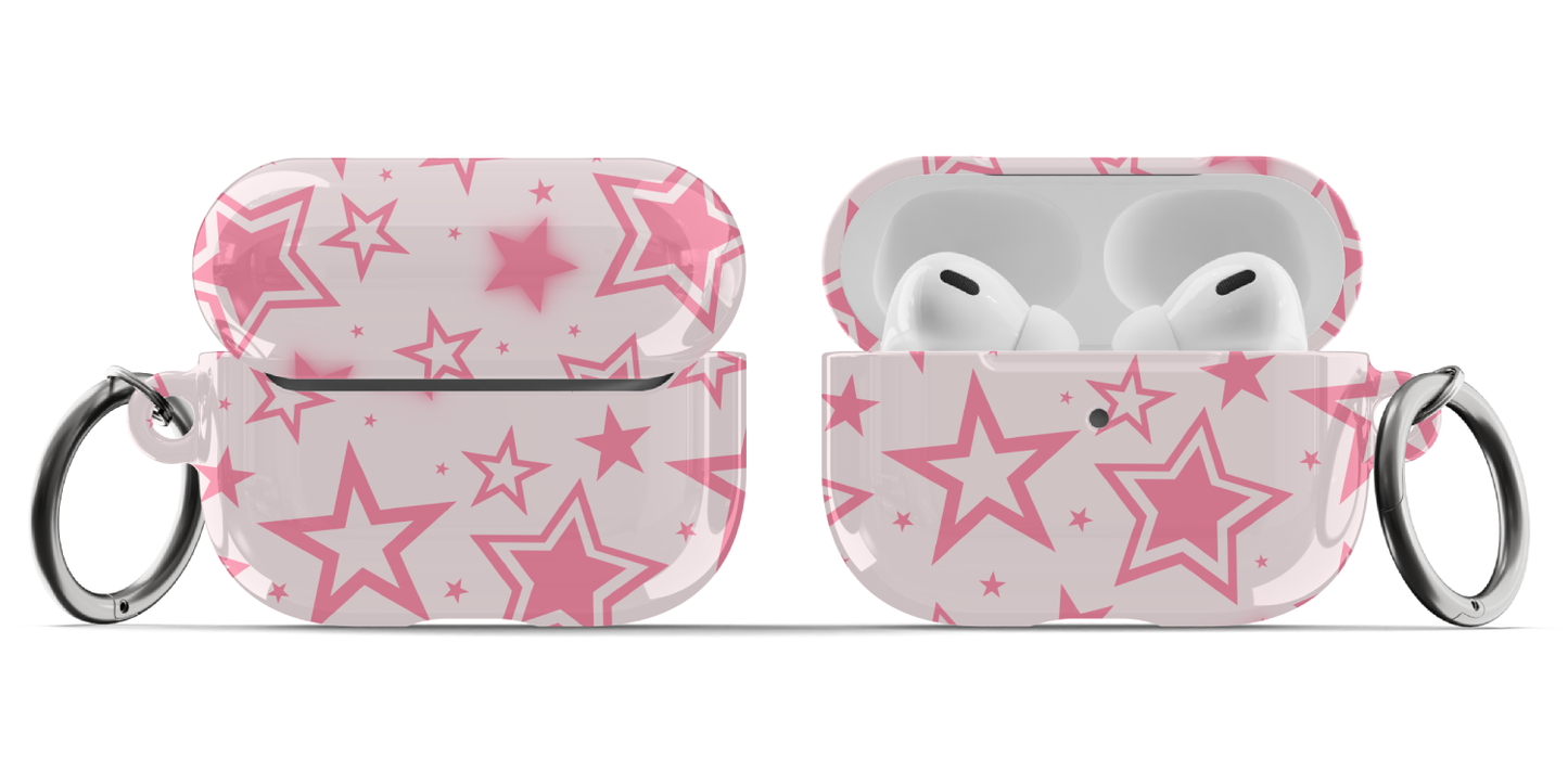 Pink Stardust AirPods Case