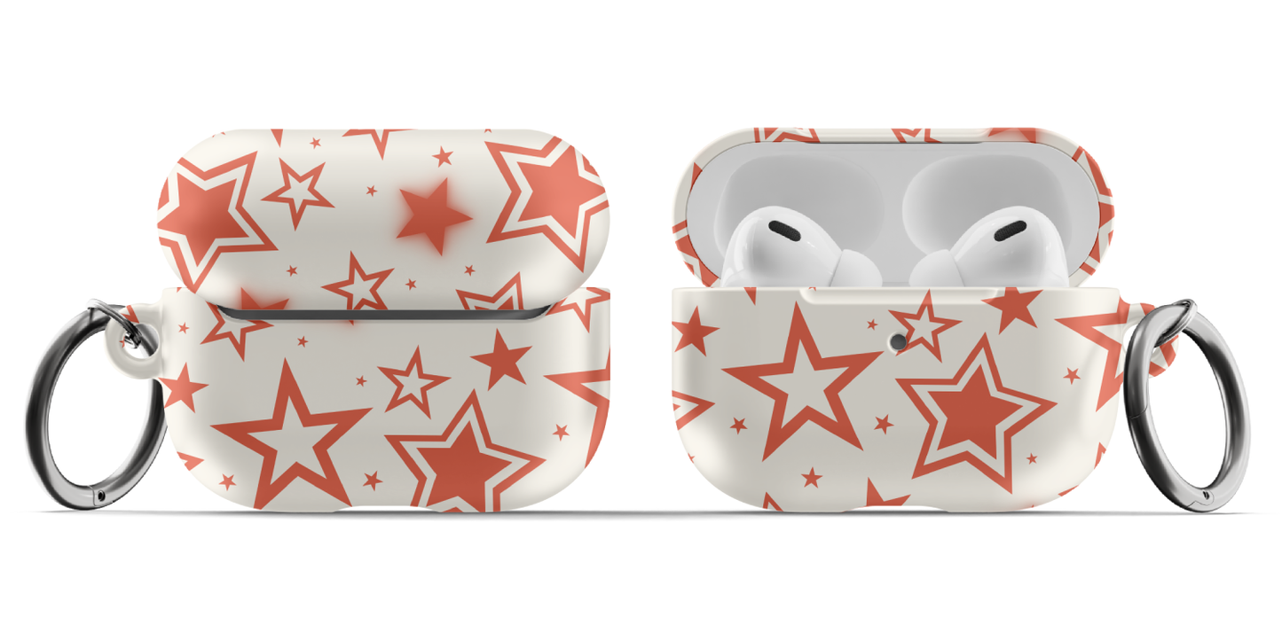 Red Stardust AirPods Case