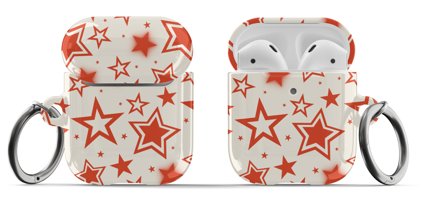 Red Stardust AirPods Case