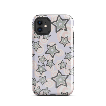 Y2K Gray Star iPhone Case Glossy iPhone 11