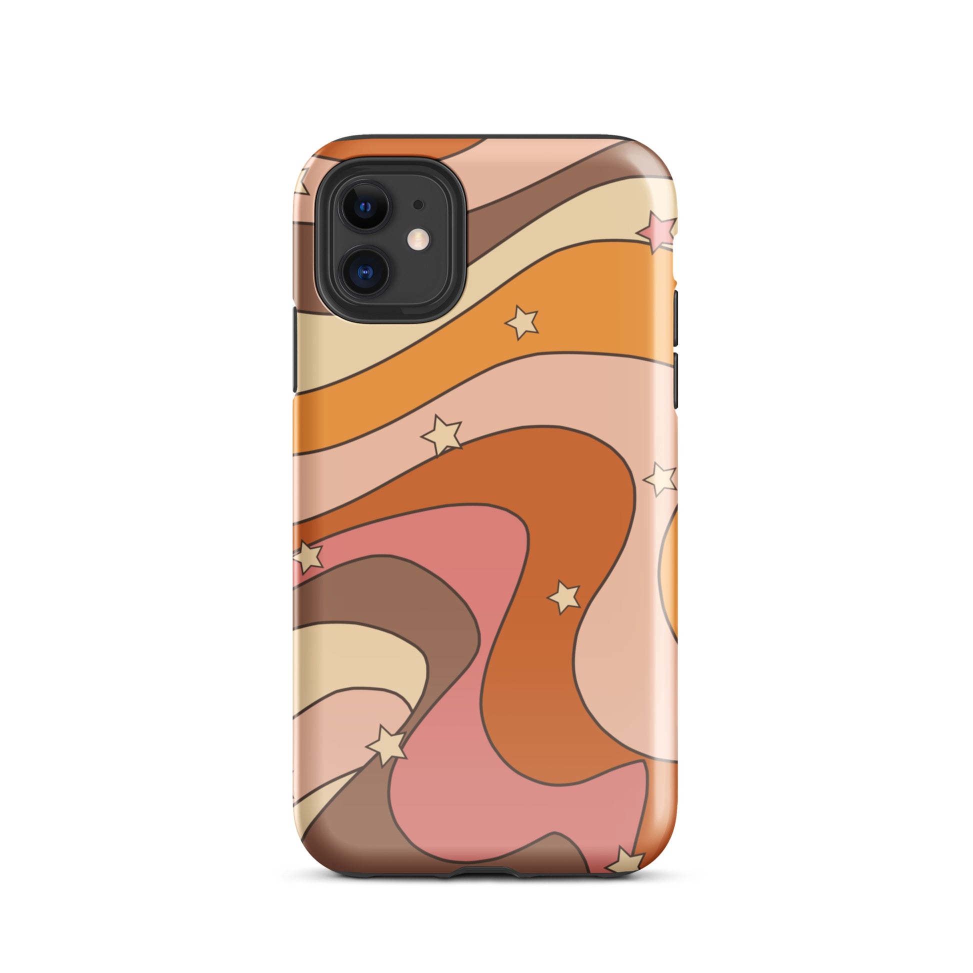 Stars Wavy iPhone Case iPhone 11 Glossy