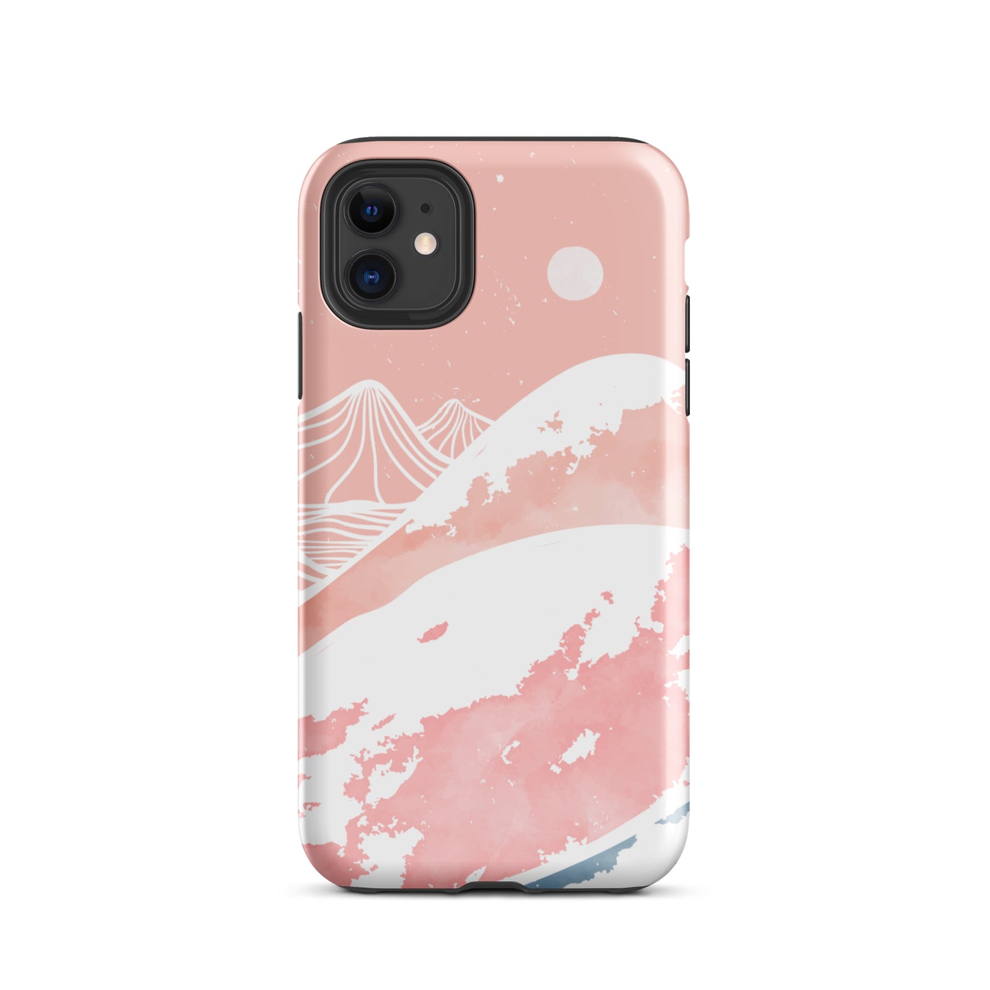 Pink Winter Night iPhone Case iPhone 11 Glossy