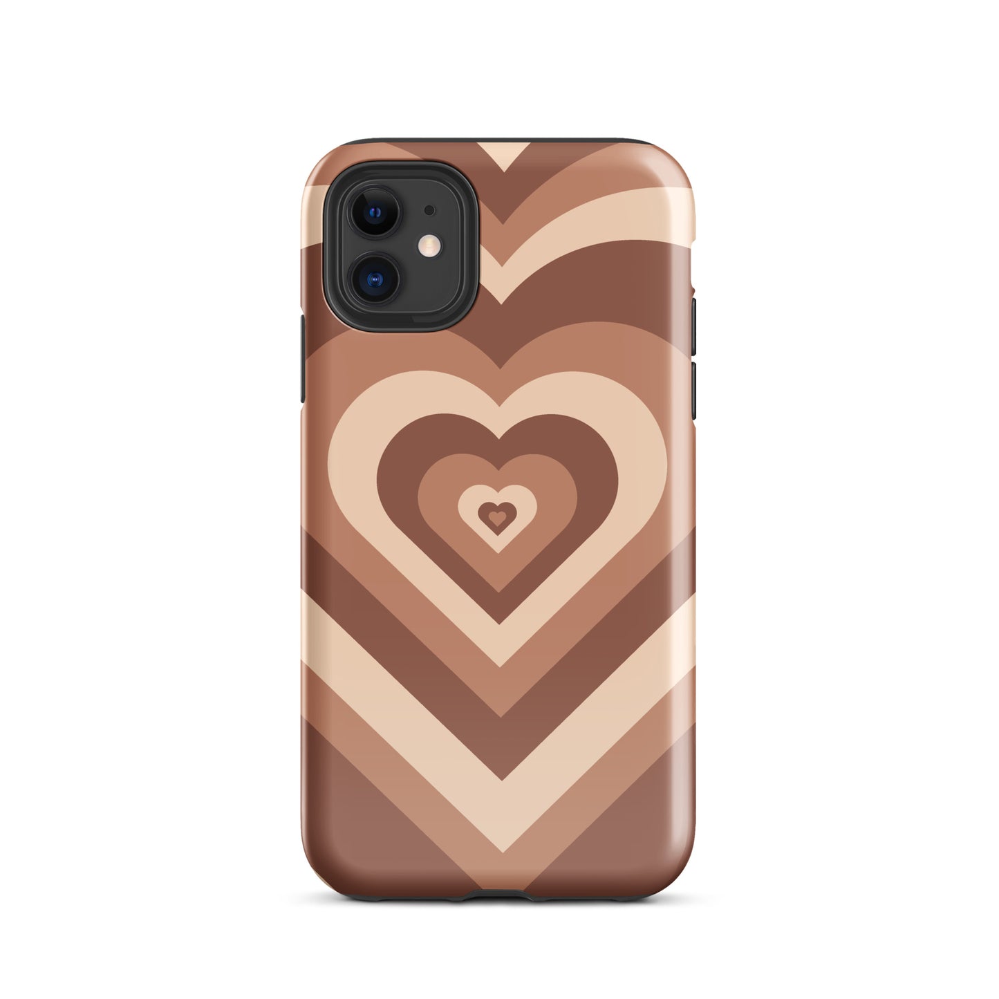 Choco Hearts iPhone Case iPhone 11 Glossy