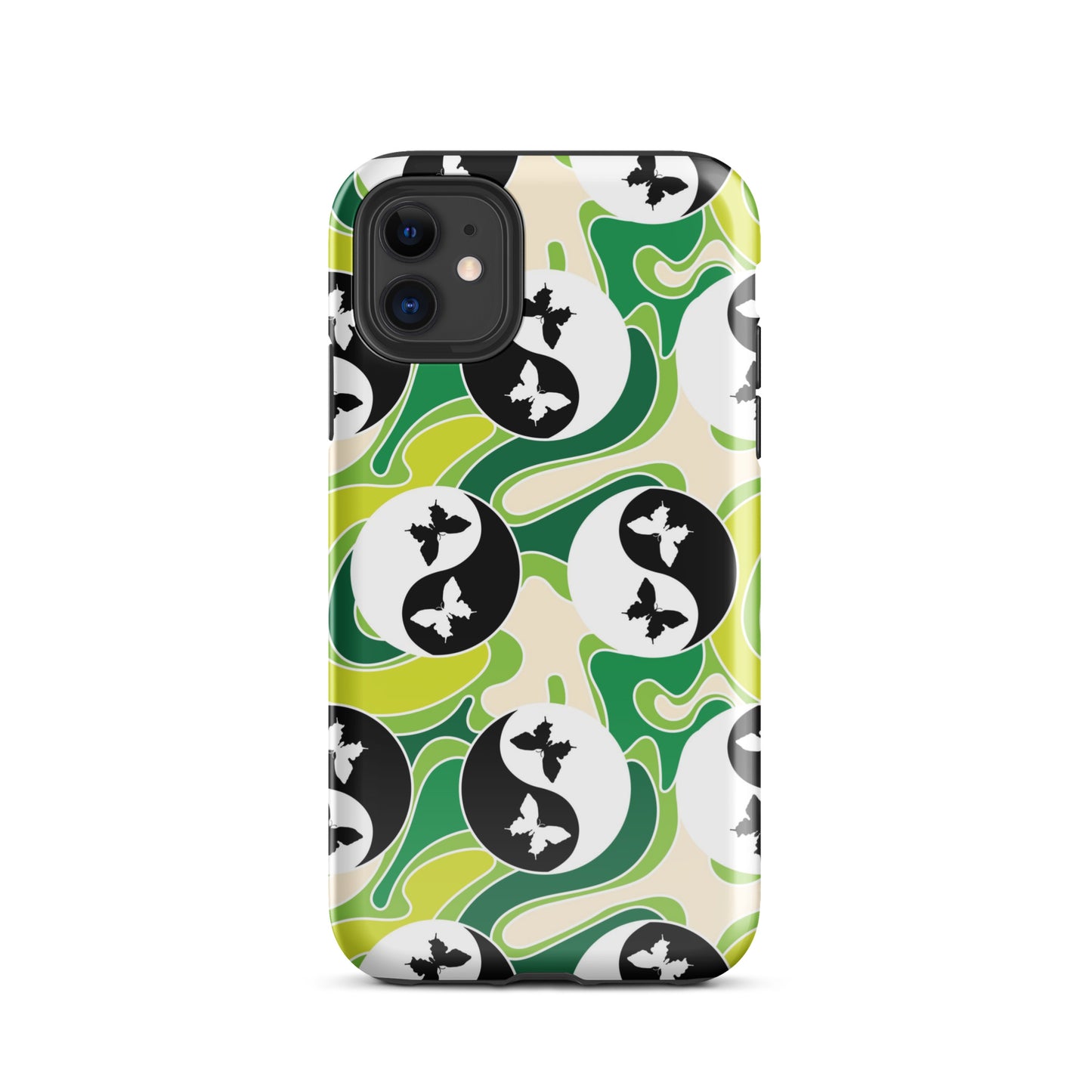 Yin Yang Butterfly iPhone Case Glossy iPhone 11